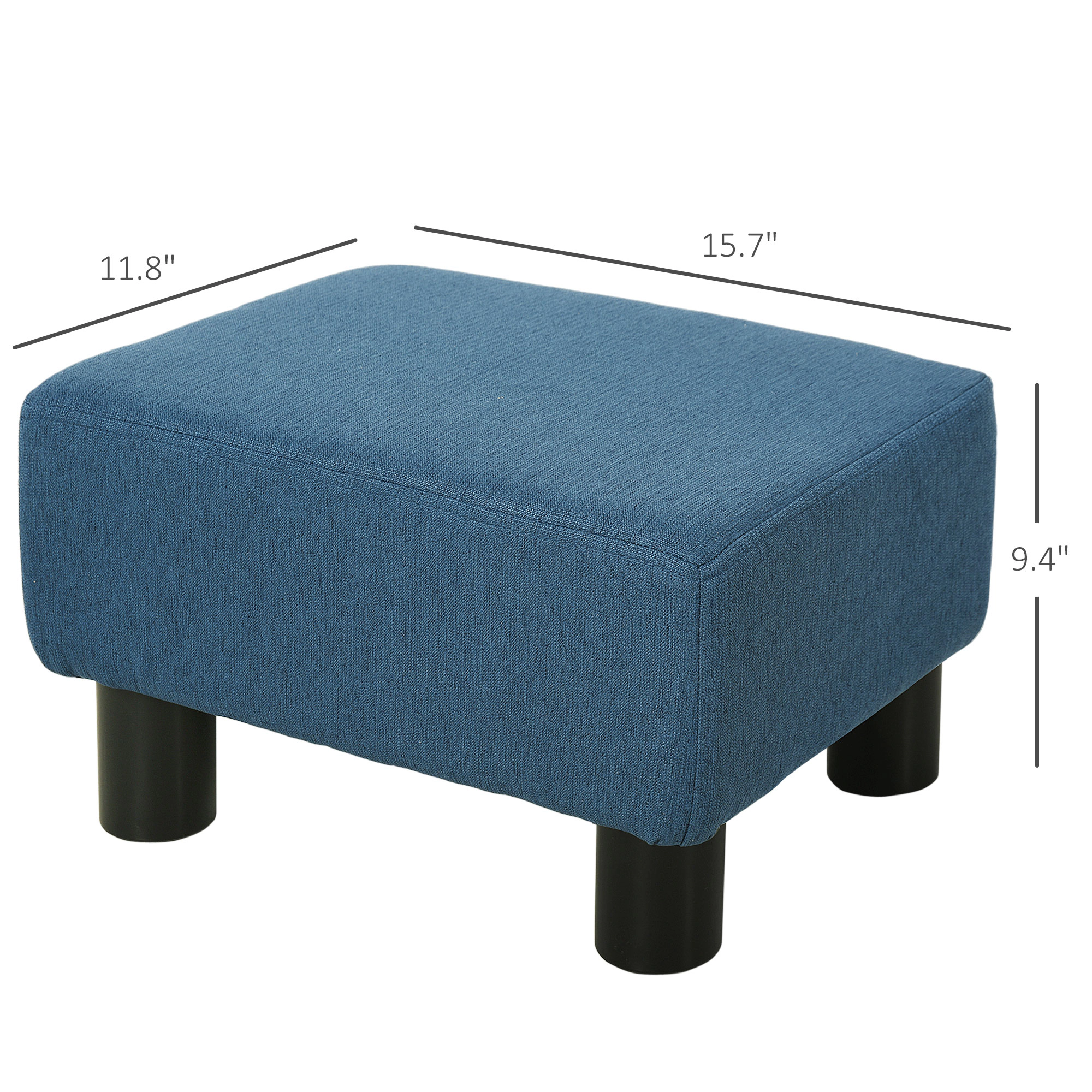 Hivvago Cube Ottoman Foot Stool For Living Room