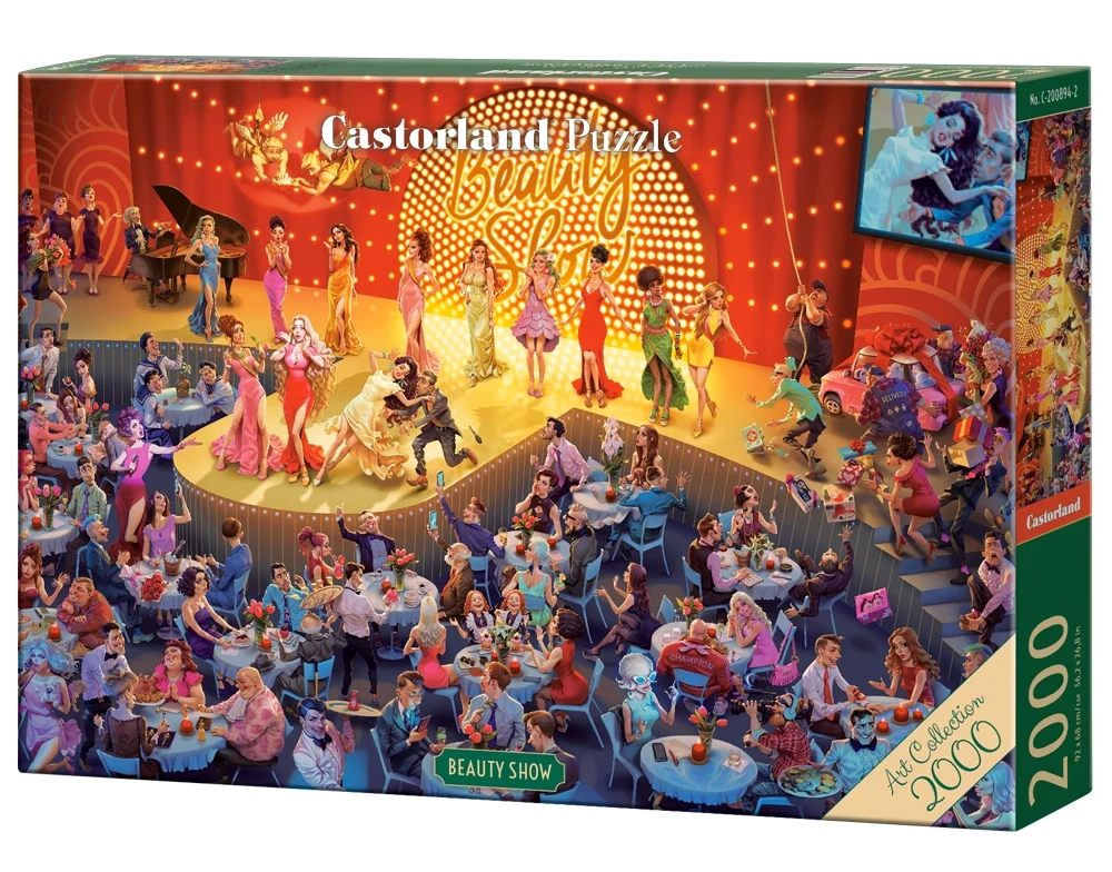 CASTORLAND 2000 Piece Jigsaw Puzzles, Beauty Show,  Art.., Glamorous Theater & Dance Performance, C-200894-2
