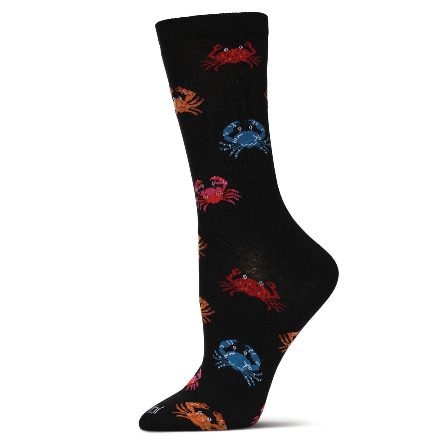 MeMoi Women's Crabs Rayon From Bamboo Crew Socks
