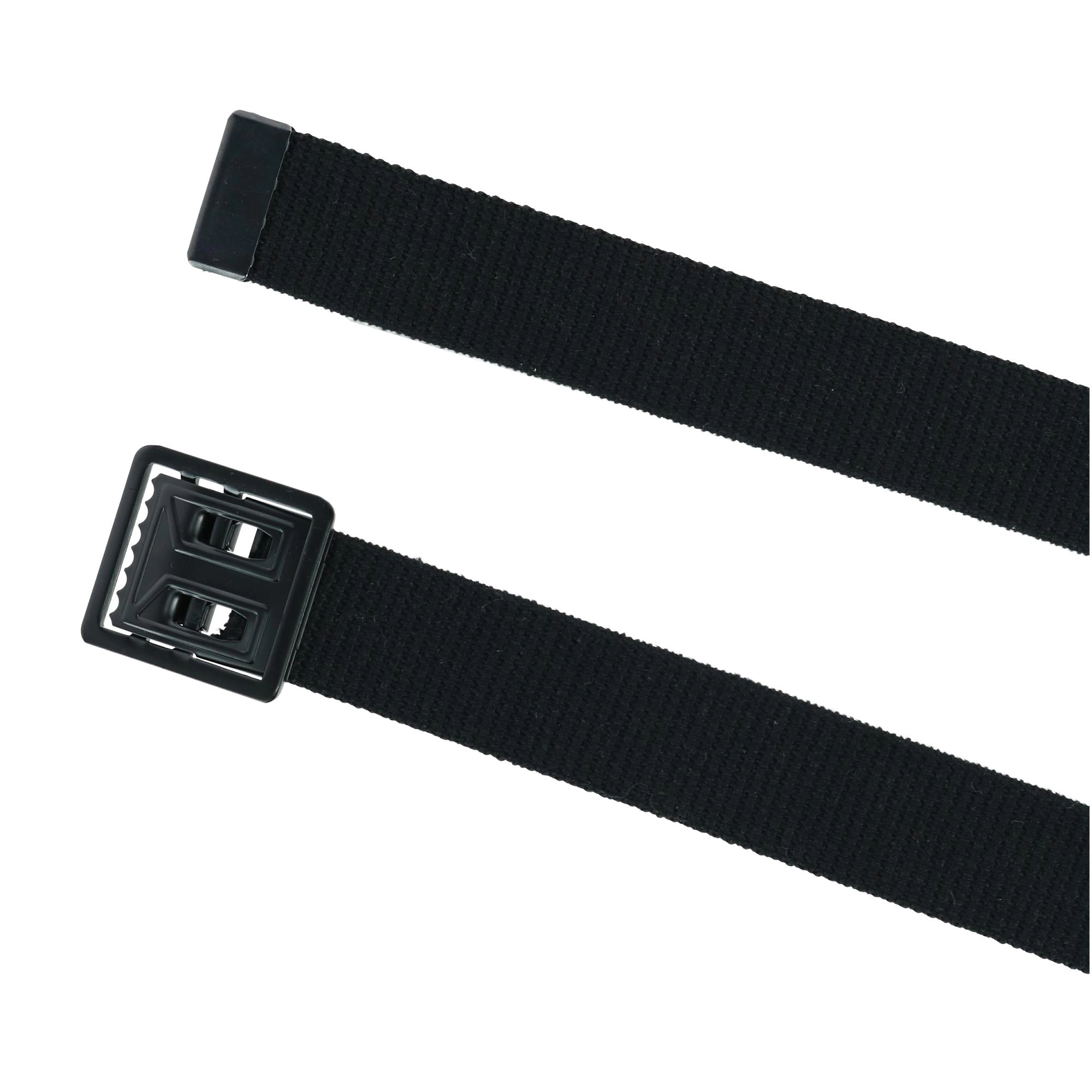 CTM Men's Military Grade Belt with Open Face Buckle