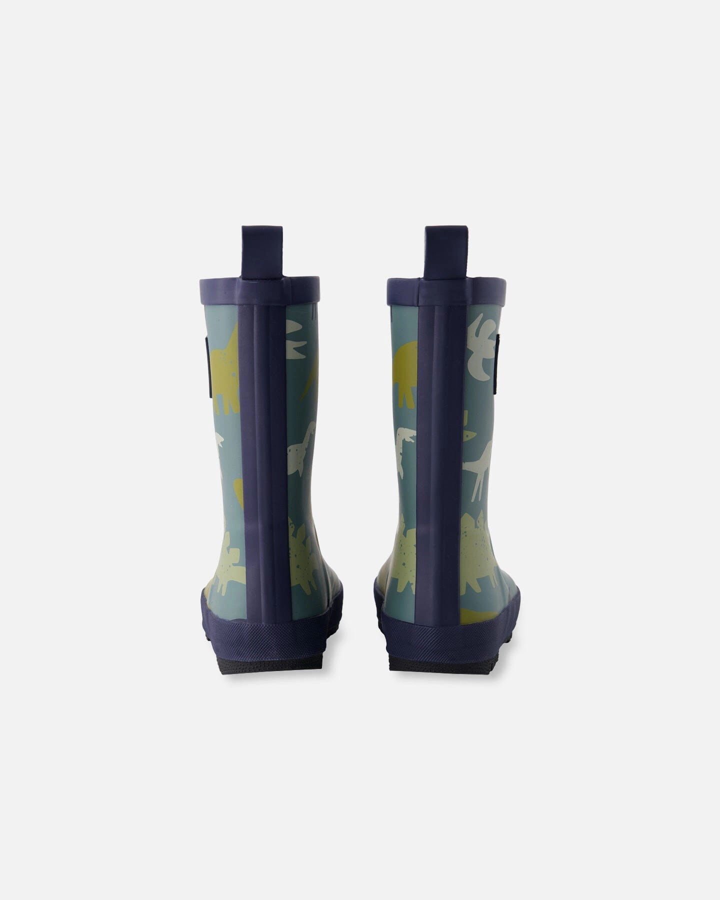 Deux par Boys Rain Boots Rubber Dinosaur Print
