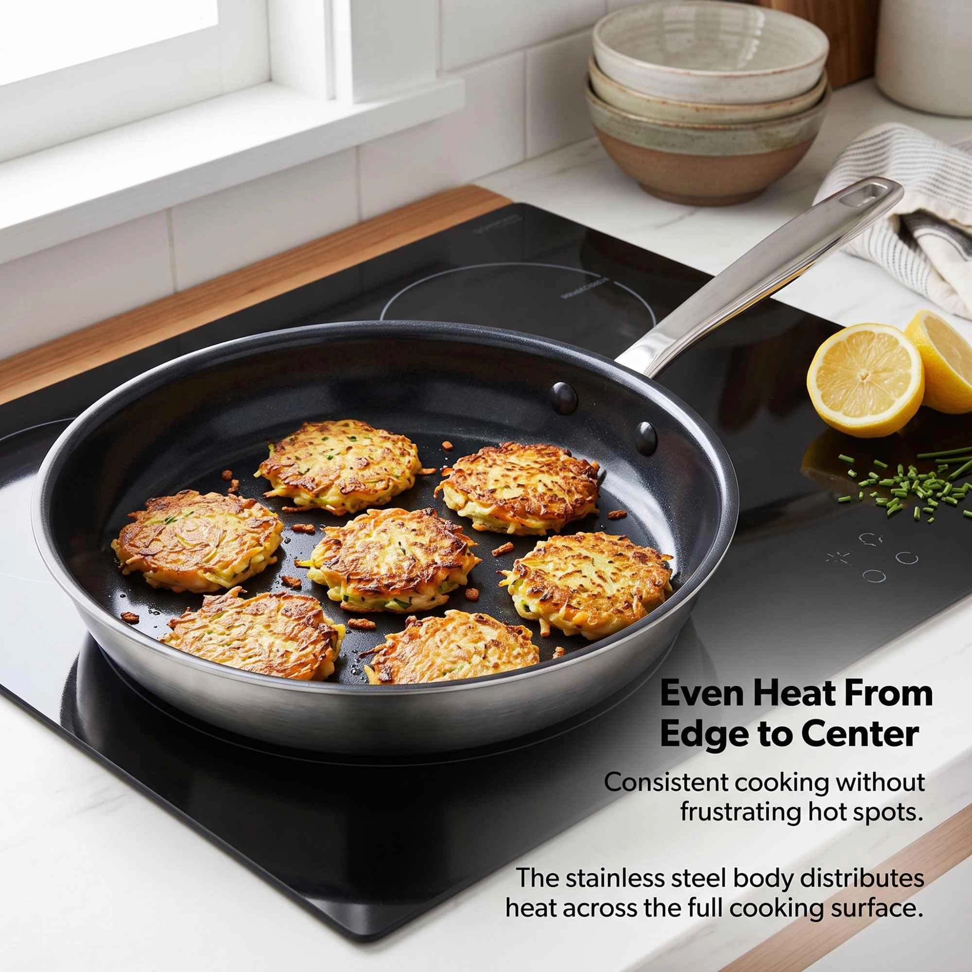 Alva Maestro Ceramic Nonstick Stainless Steel Frying Pan