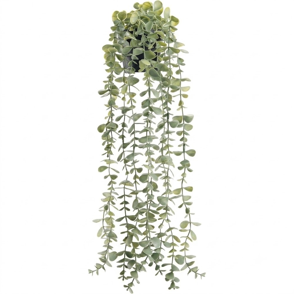 Novsight Trading Unisex Artificial Hanging Eucalyptus Plant in Pot