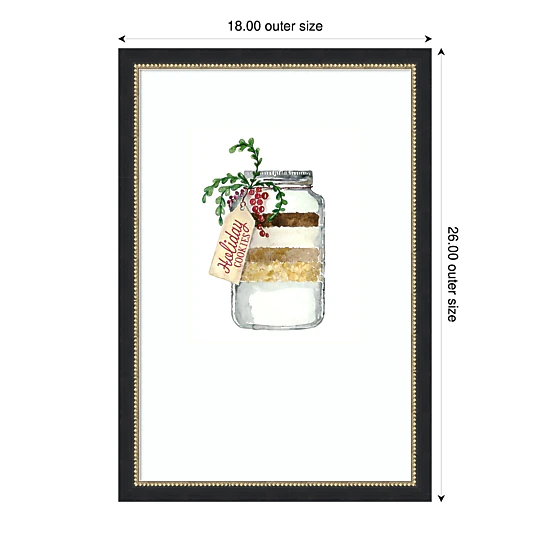 Amanti Art Holiday Cookie Jar Framed Wall Art Print, Color: Belmont ...