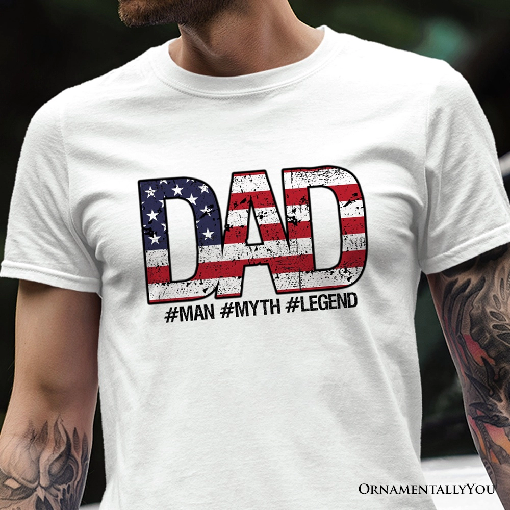OrnamentallyYou Mens Dad Man Myth Legend T-Shirt