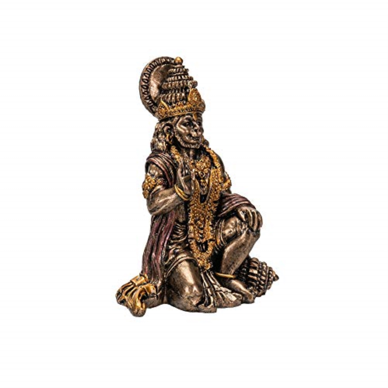 Pacific Giftware Hindu God Hanuman Miniature Statue Resin Figurine 2.75 inch