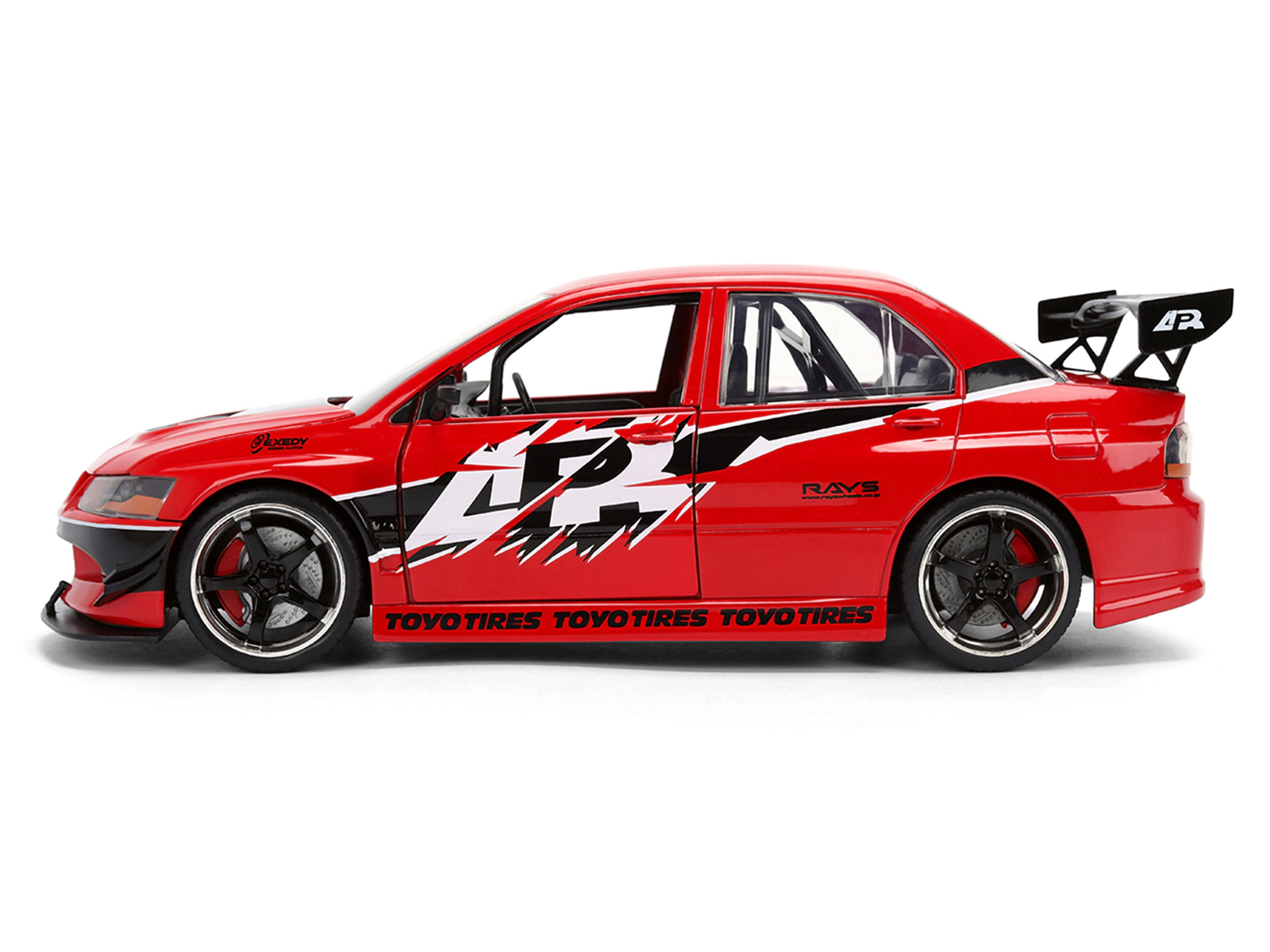 Jada Sean's Mitsubishi Lancer Evolution IX RHD (Right Hand Drive) Red with Graphics "The Fast and the Furious