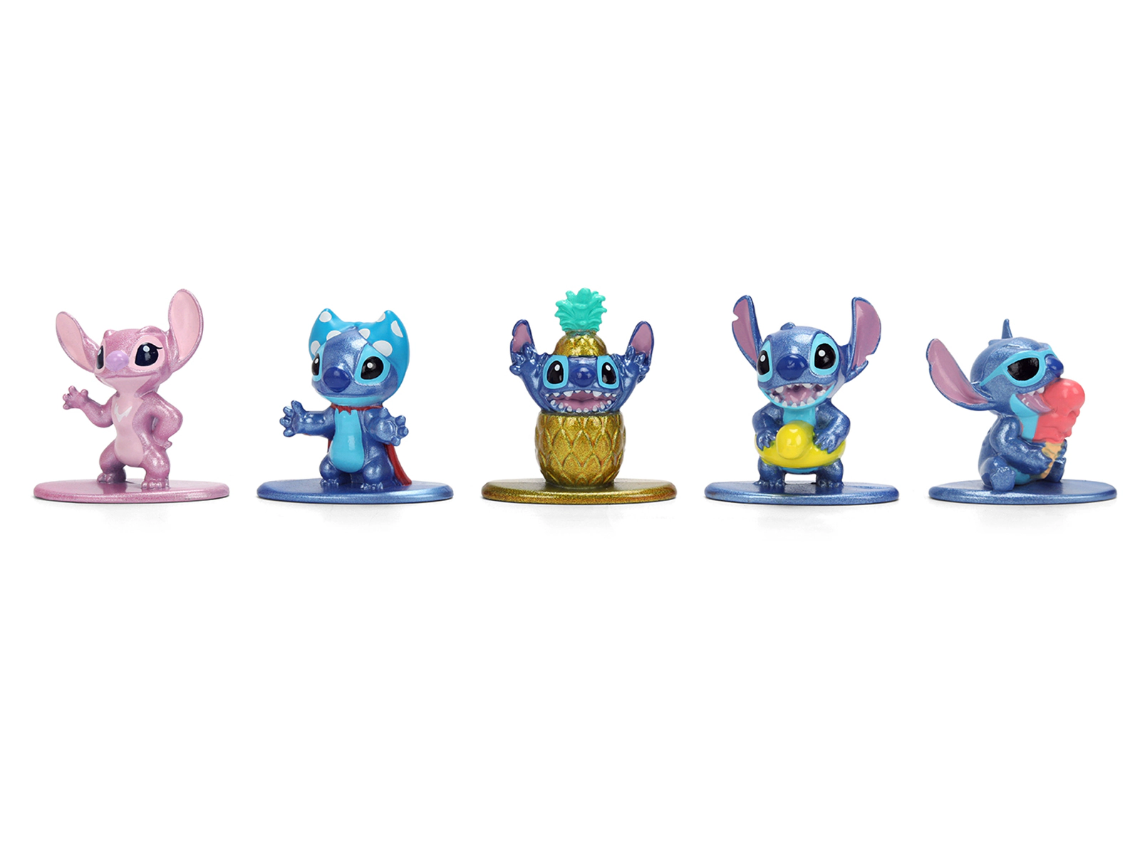 Jada Set of 12 Diecast Figures "Disney's Stitch" Franchise "Nano Metalfigs" Series Diecast models by Jada