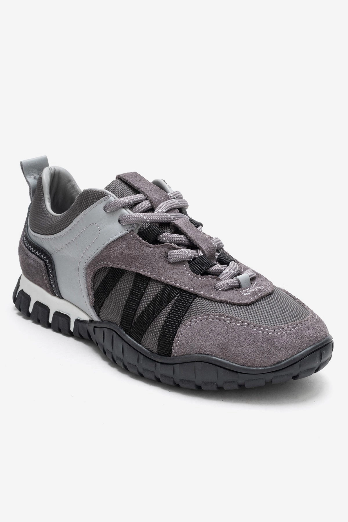 Forever & Always Womens Fiera Leather Mesh Sneaker