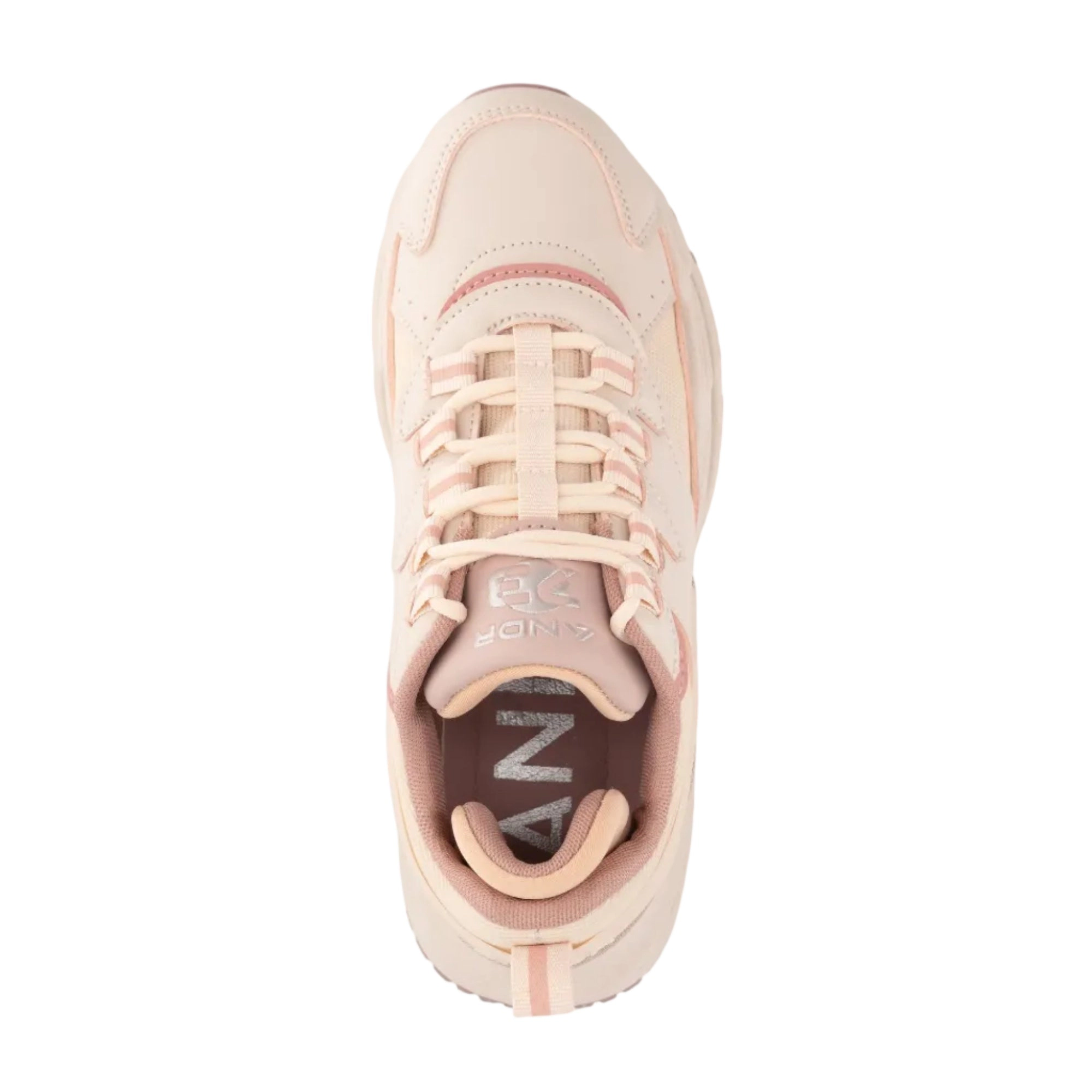 Andrea Womens Casual Chunky Sneakers With Cushioned Support