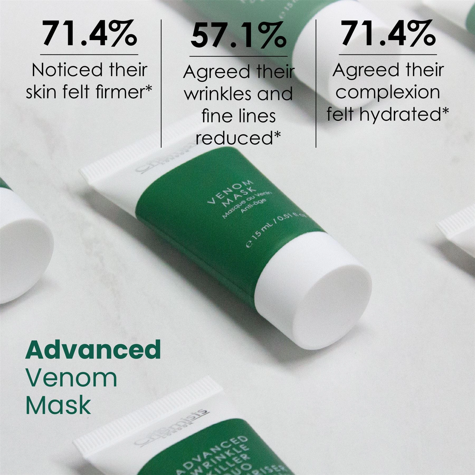 skinChemists Wrinkle Killer Venom Mask Travel Size 15ml