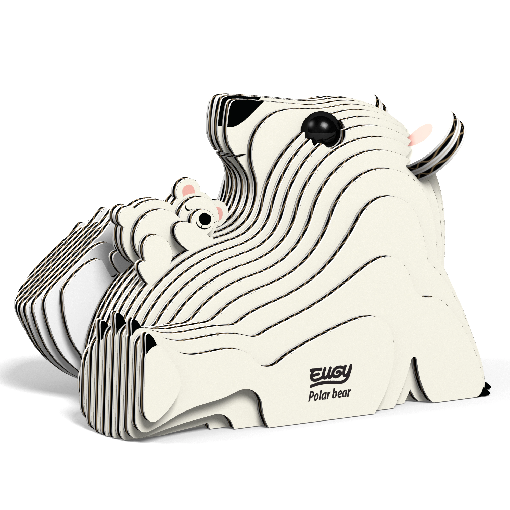 EUGY Polar Bear 3D Puzzle - contains 30 puzzle pieces