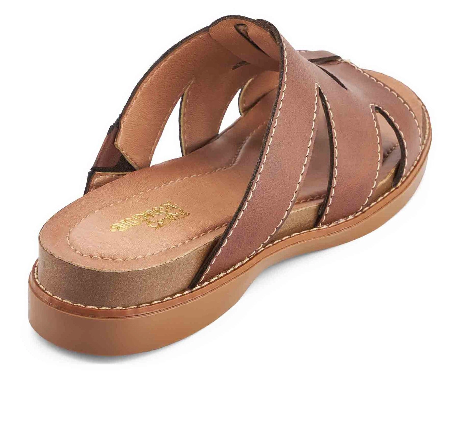 Andrea Fisherman Low Wedge Sandals