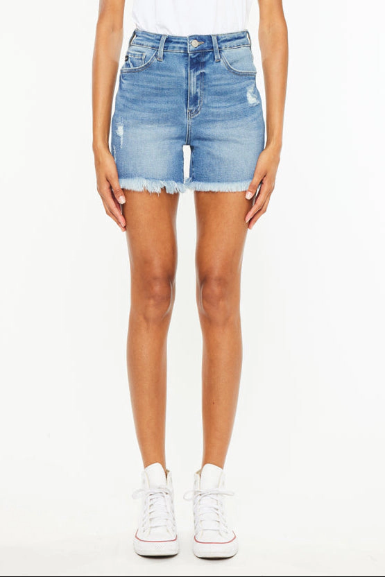 KanCan Women's Essentials High Rise Shorts Syd