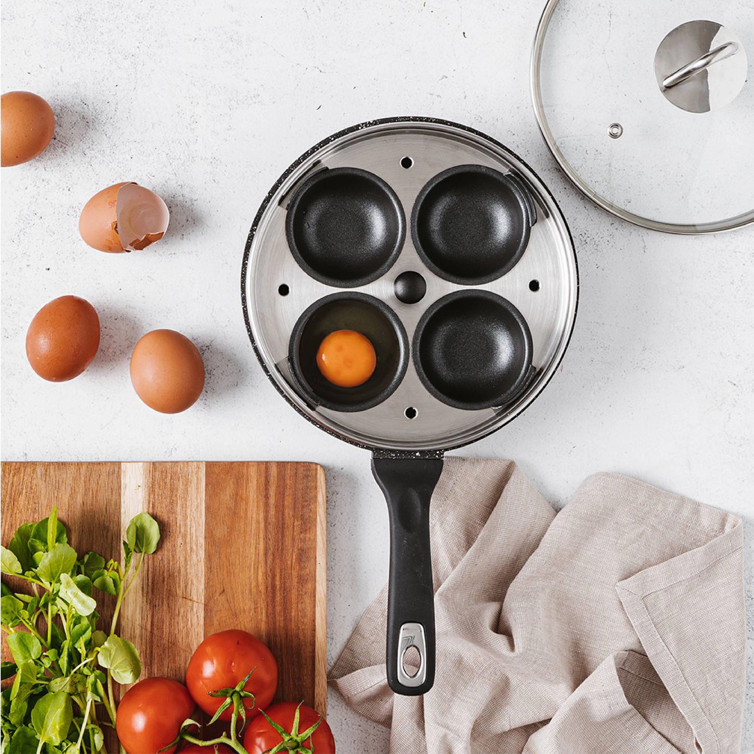 Cuisine::pro® GRANITE™ 4-Egg Poacher With Lid 1.4 Qt.