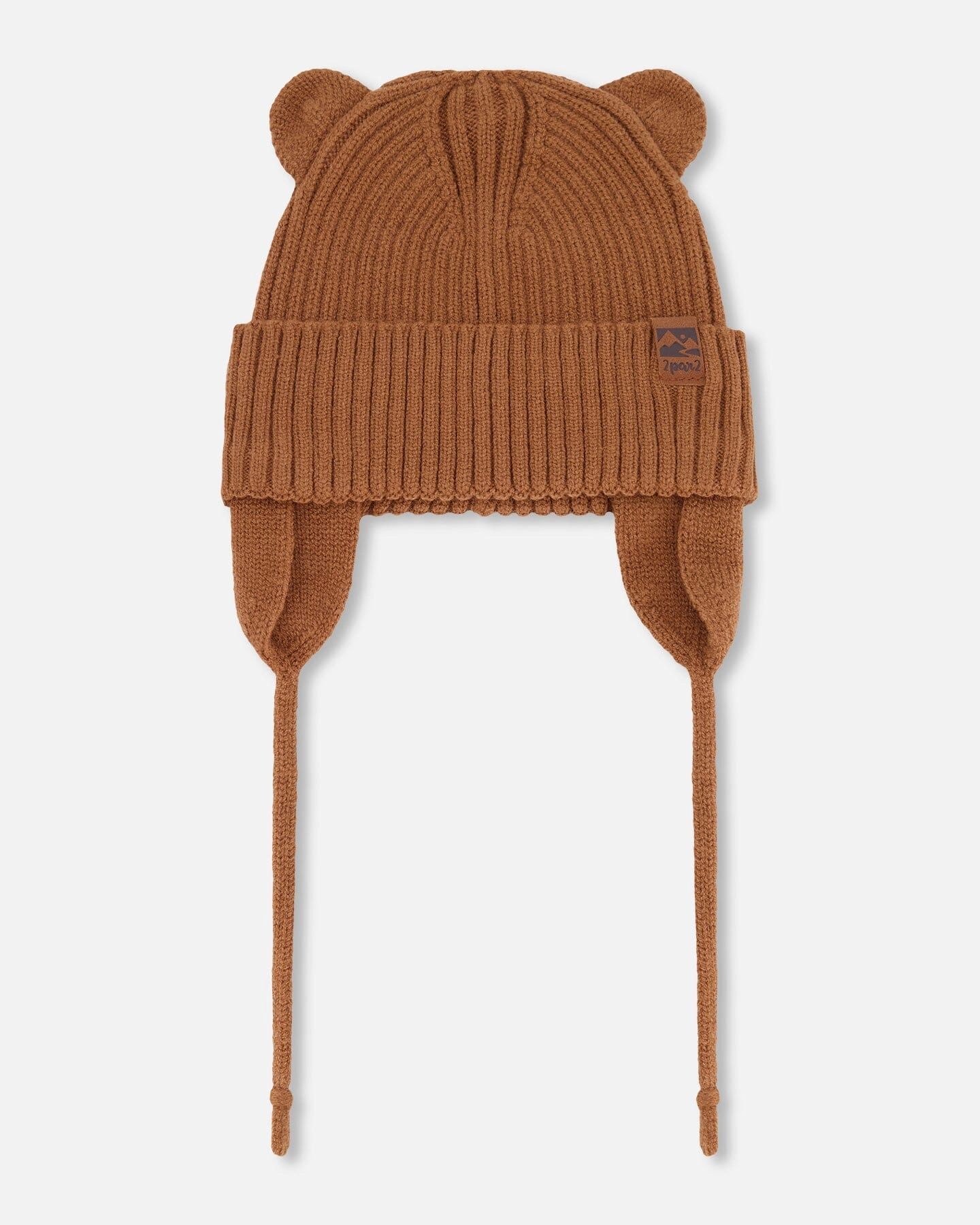 Deux par Unisex Ribbed 3D Ear Knit Hat