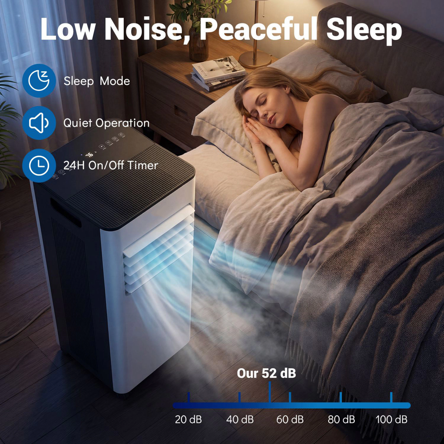 SlickBlue Unisex Portable 8000 BTU Air Conditioner