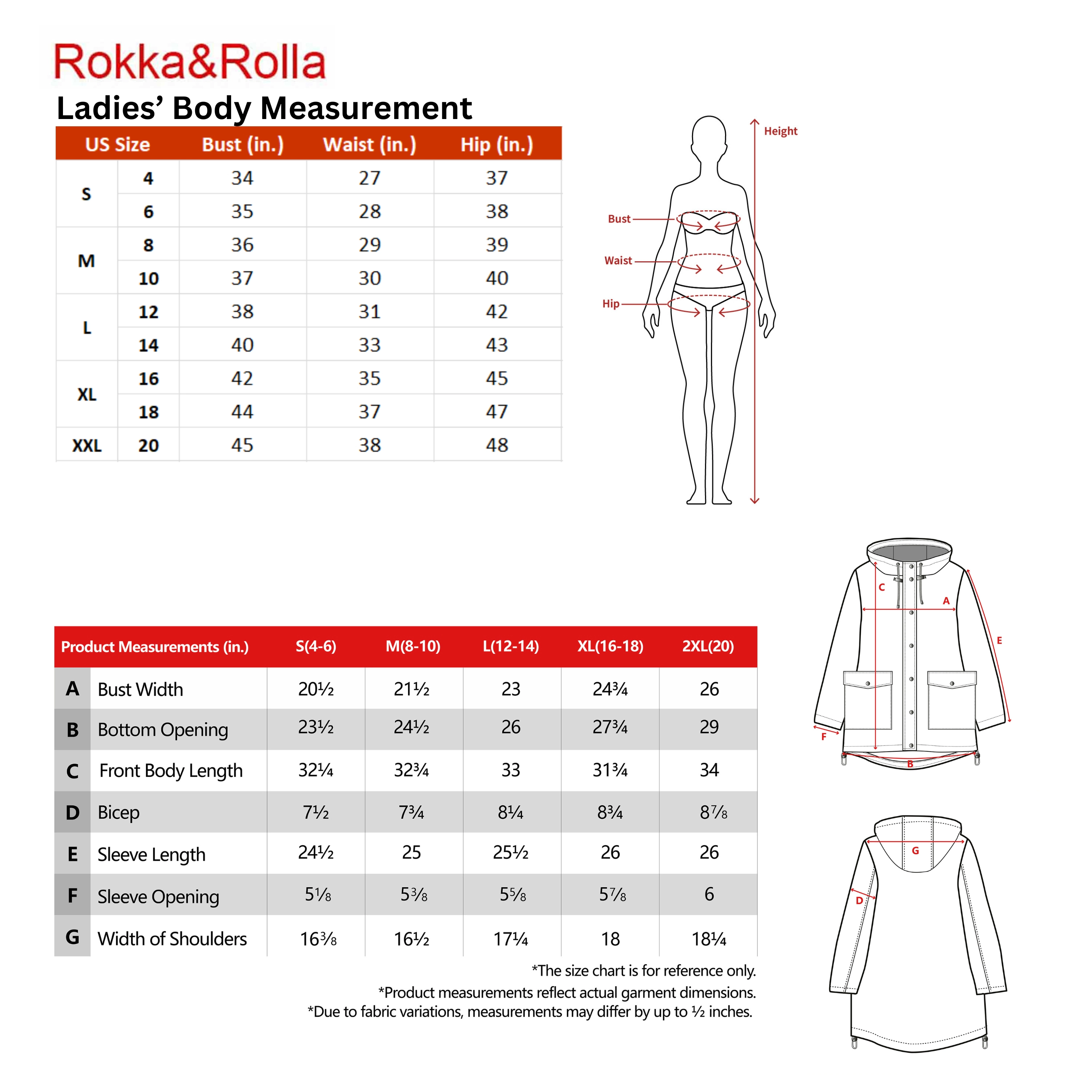 Rokka&Rolla Womens Waterproof Rubberized Rain Jacket