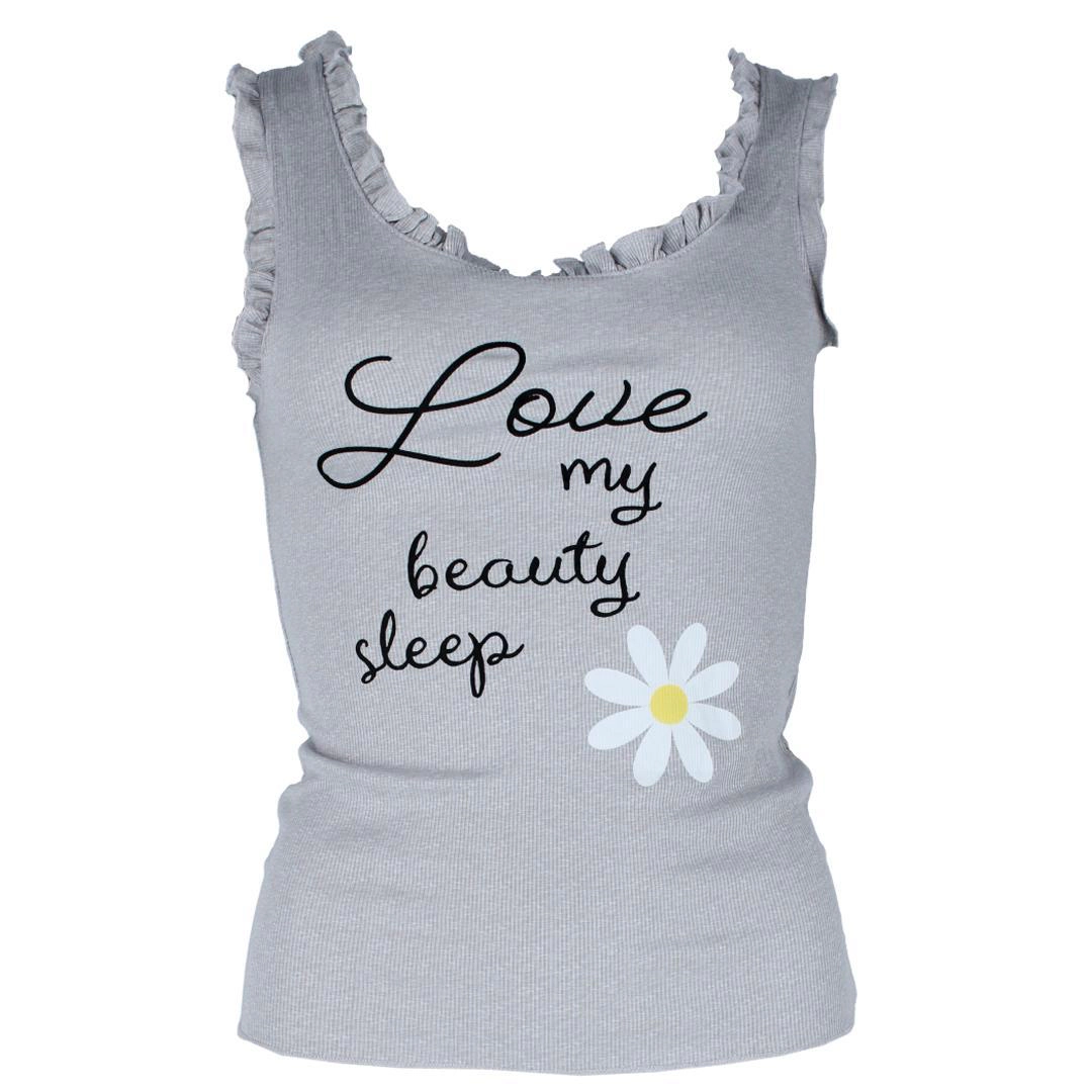 Sleep Junkie Women's Daisy Ribbed Pajama Set