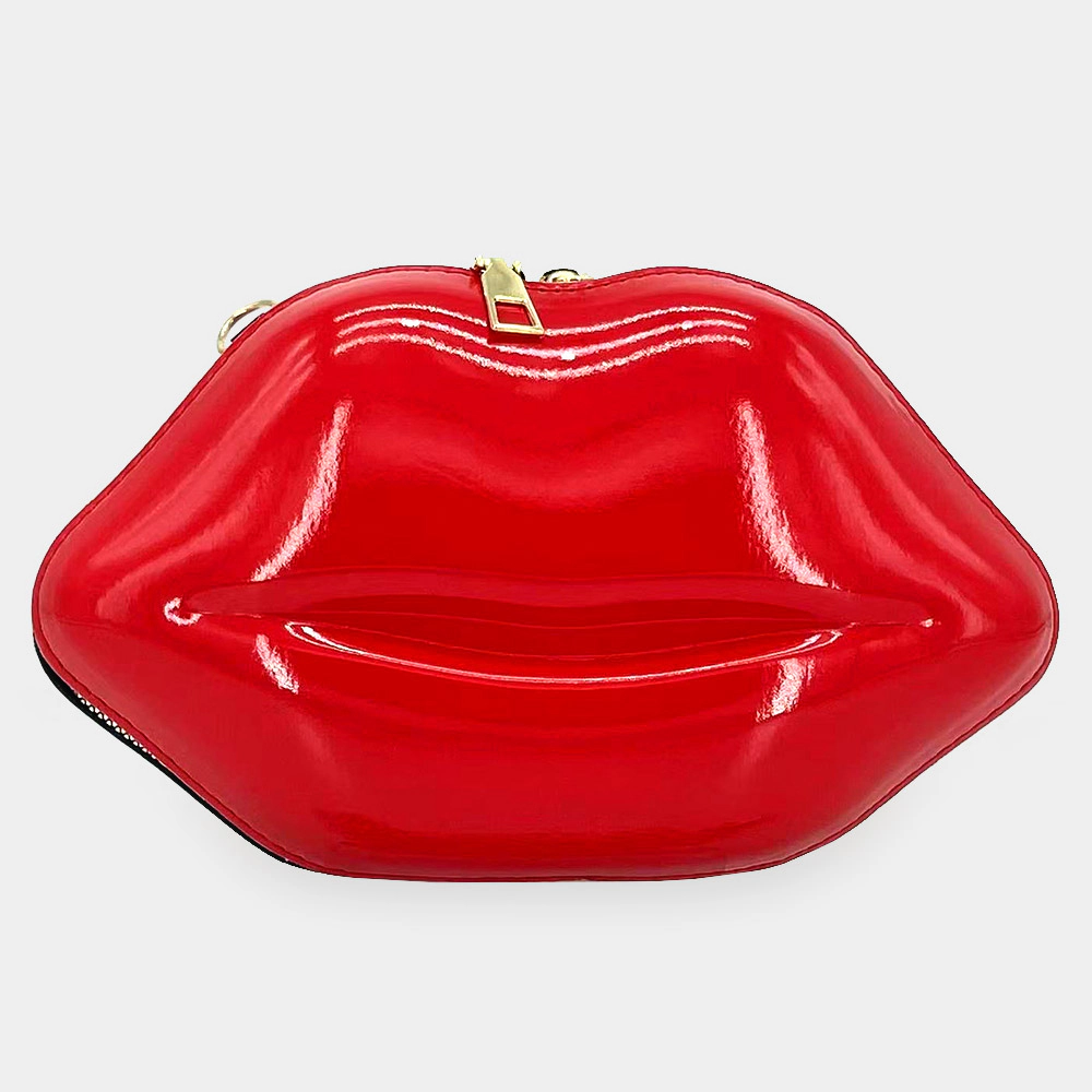 FASHNZFAB Lip Shape Clutch/Crossbody Bag