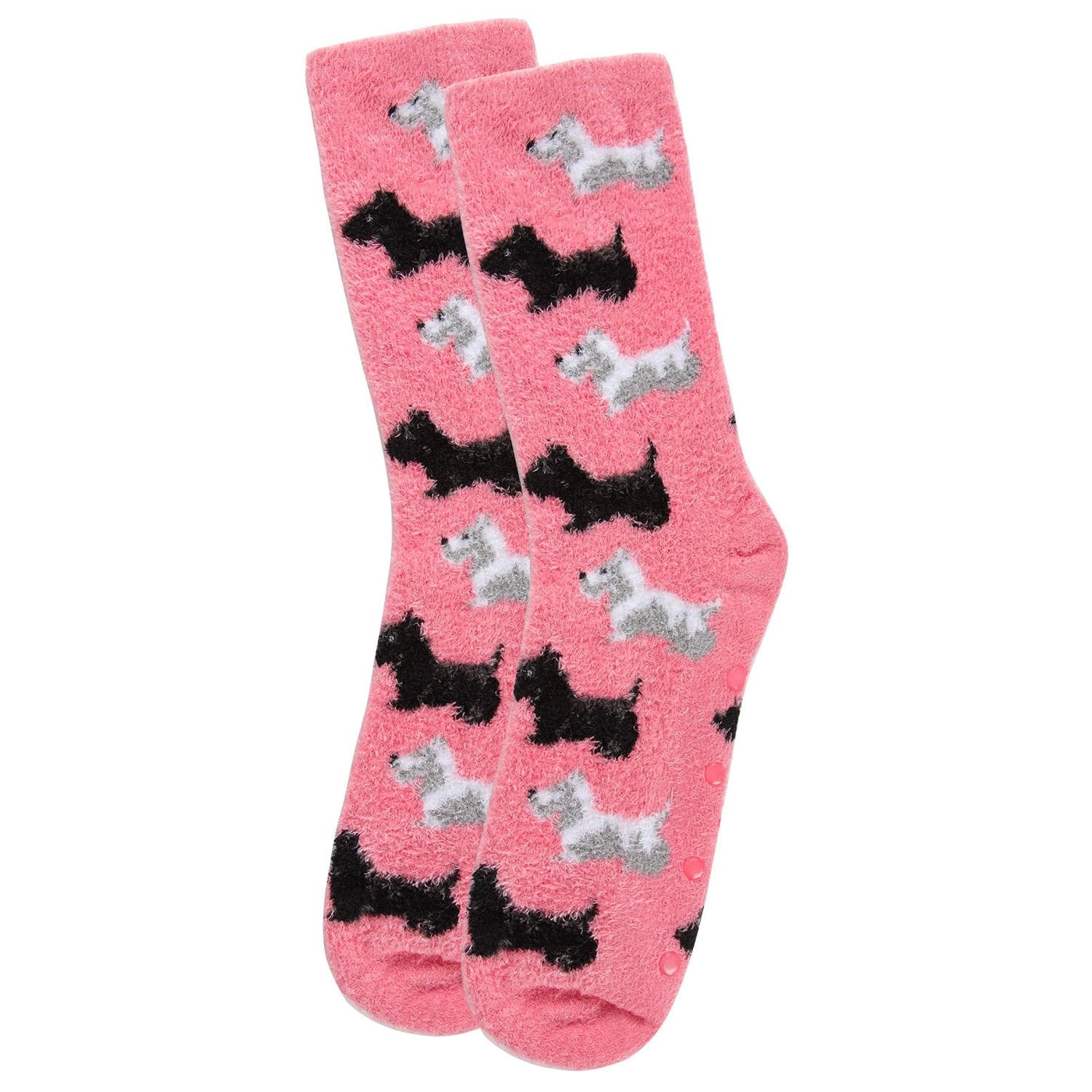 MeMoi Women's Scotties Cozy Crew Socks