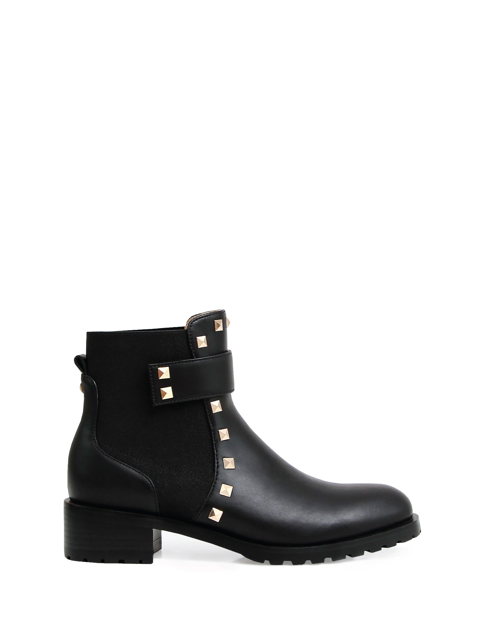 Belle & Bloom Womens City Lights Leather Ankle Boot