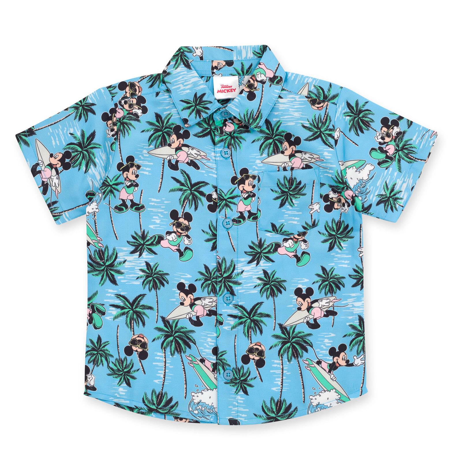 Disney Mickey Mouse & Friends 2-Piece Button-Down and Shorts Set