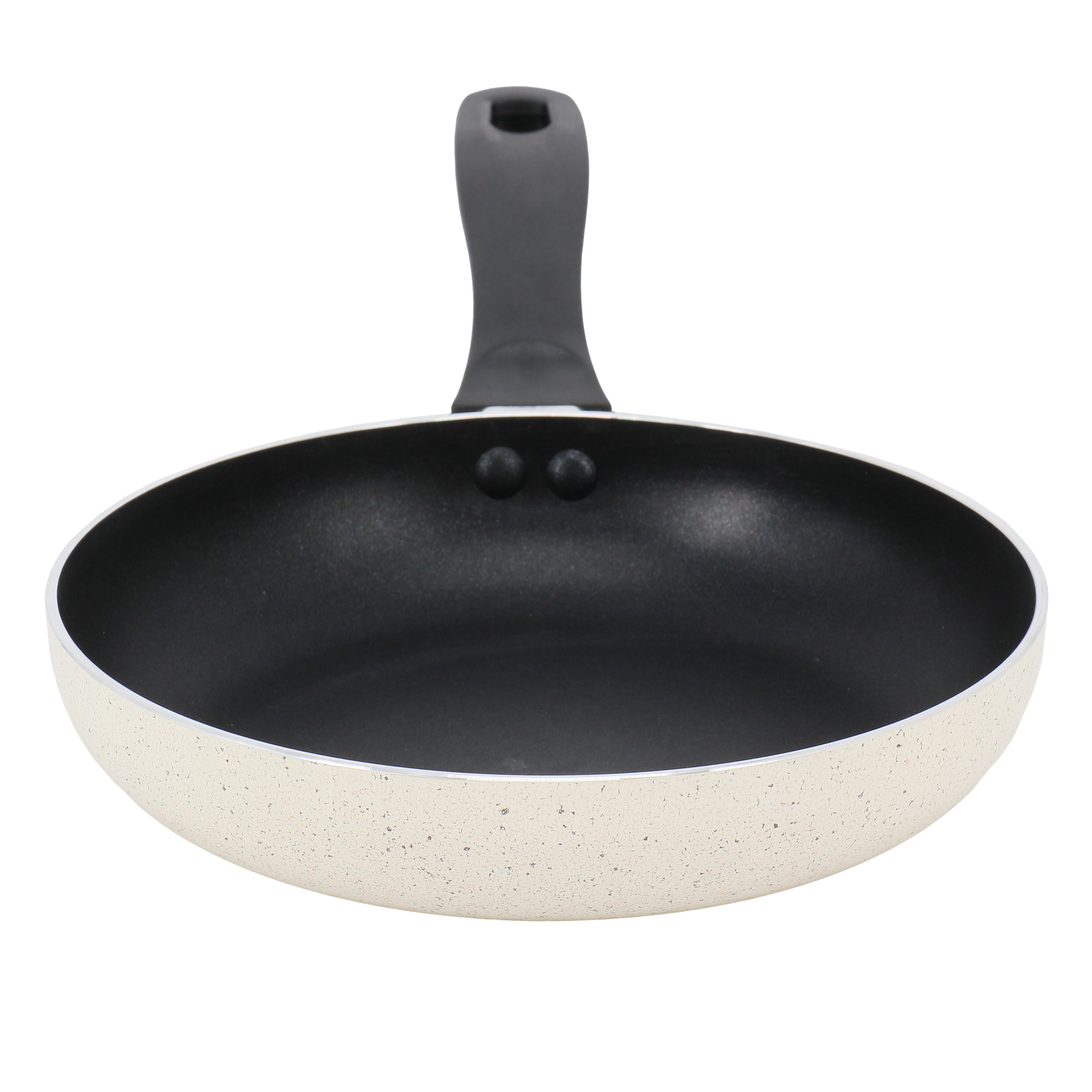 Oster Clairborne 9.5 Inch Round Nonstick Aluminum Frying Pan in Linen