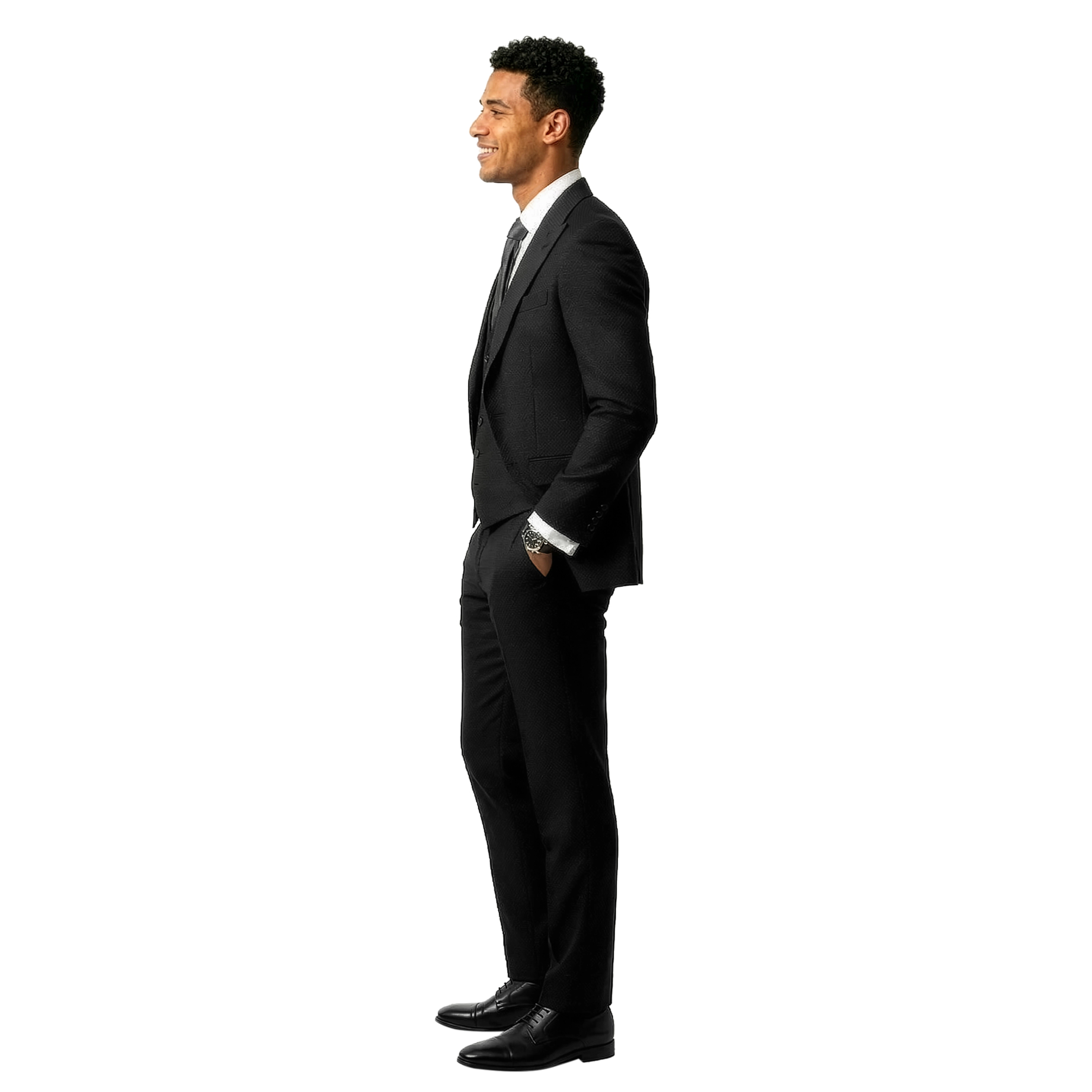 Sean Alexander Mens Stretch Nailhead 3 Piece Suit Set