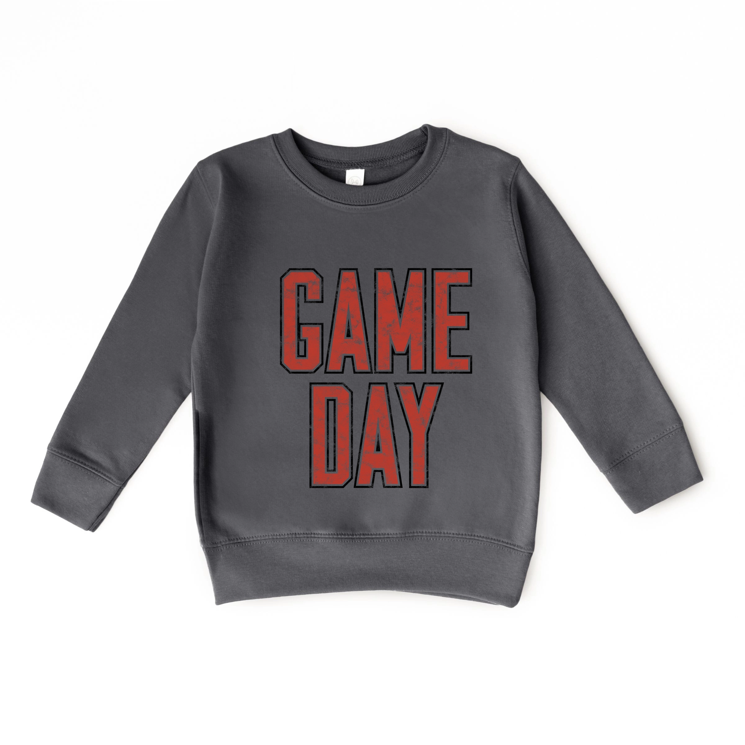 The Juniper Shop - Toddler Graphic Sweatshirt Game Day Outlined Distressed