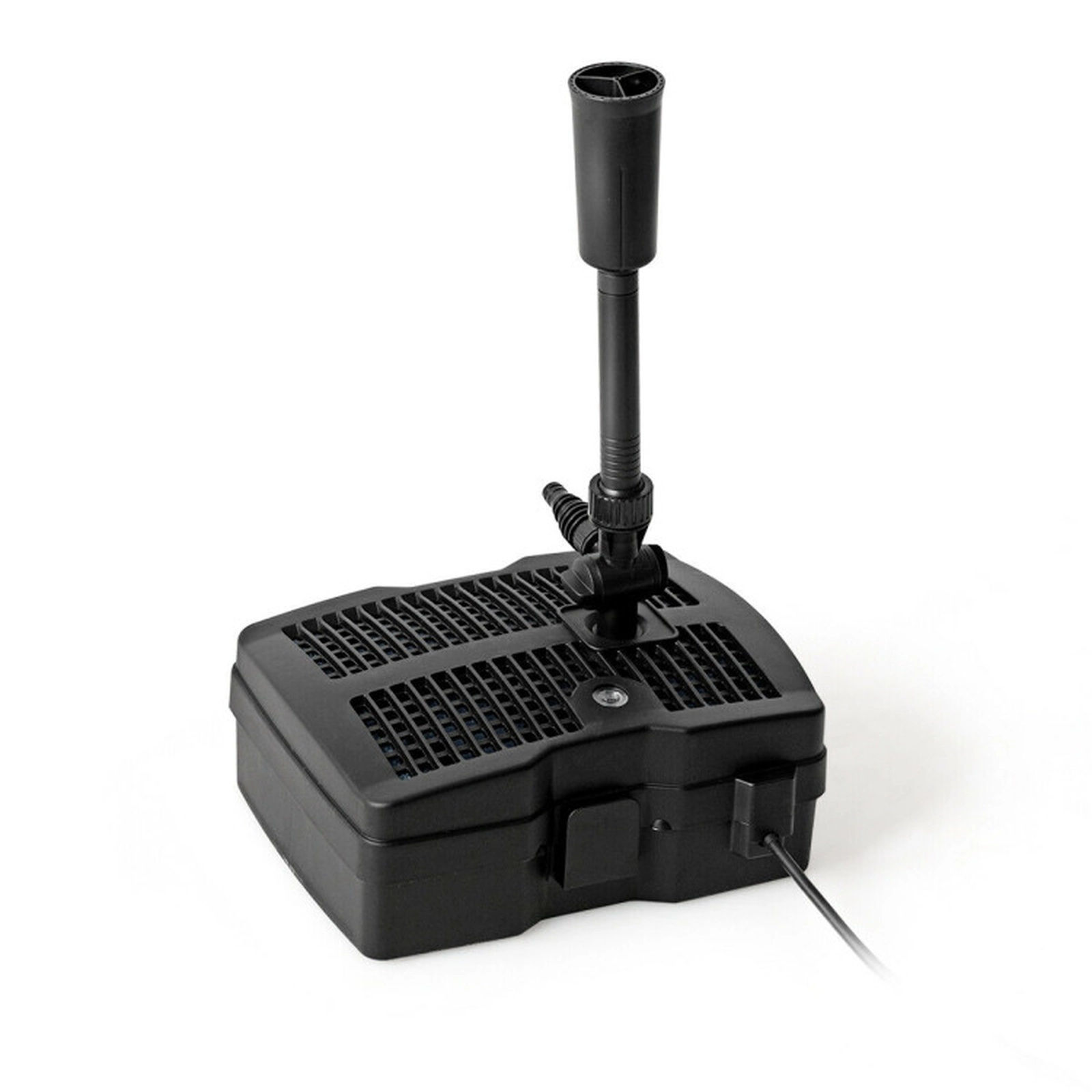 SUGIFT All-in-One 660 GPH Pond Filter Pump with UV Lamp and Fountain Jet Black