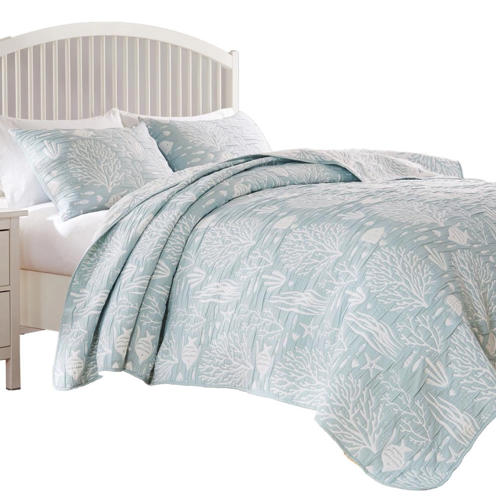 Greenland Home Fashions Marina Luxury Modern Design Coverlet Set for Bed