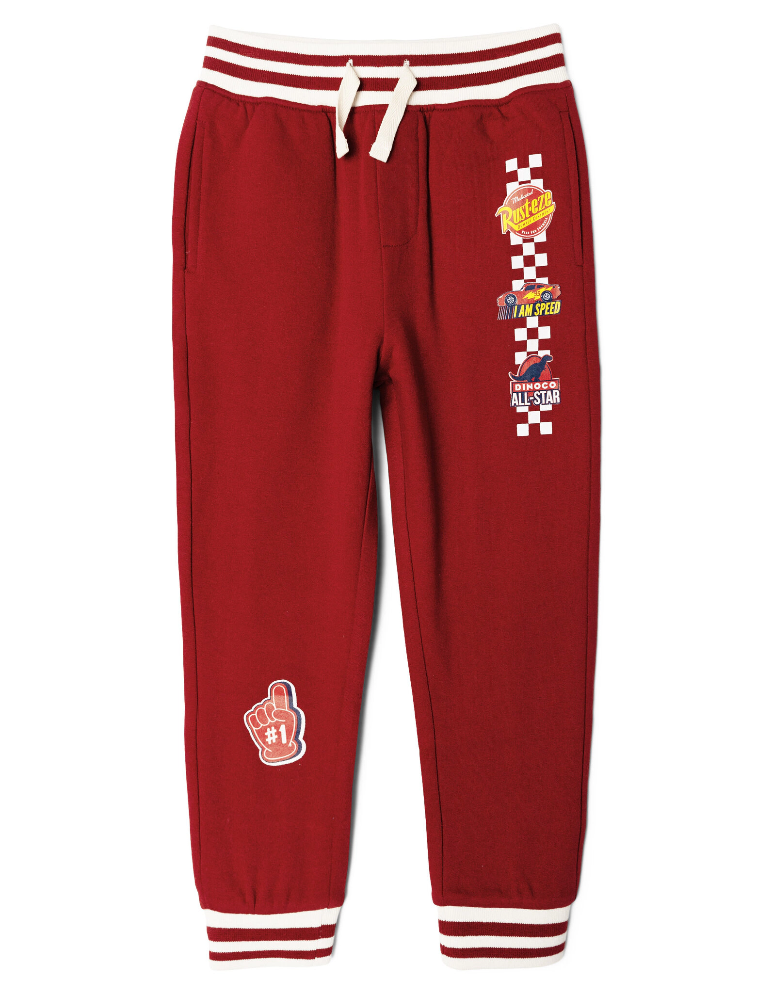 Disney Cars Lightning McQueen Boys' Fleece Varsity Jacket and Pants Set
