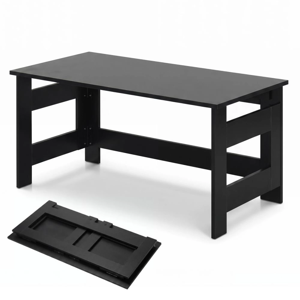 Hivvago Portable Low Floor Table With Foldable Legs For Living Room