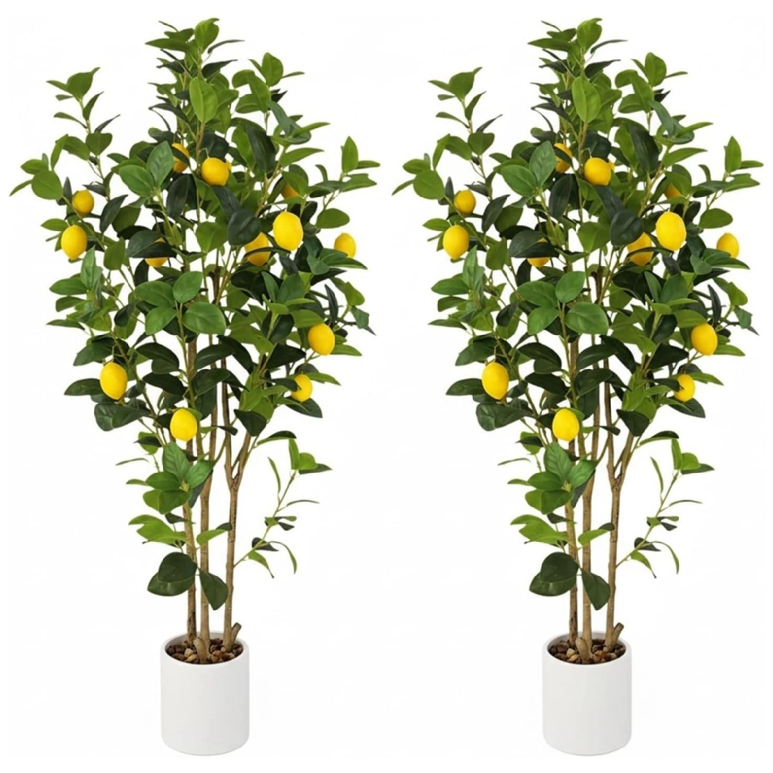 BebreezChic Lifelike Artificial Tree for Indoor & Outdoor,Faux Planter Potted Fake Tree Flower, for Home, Office