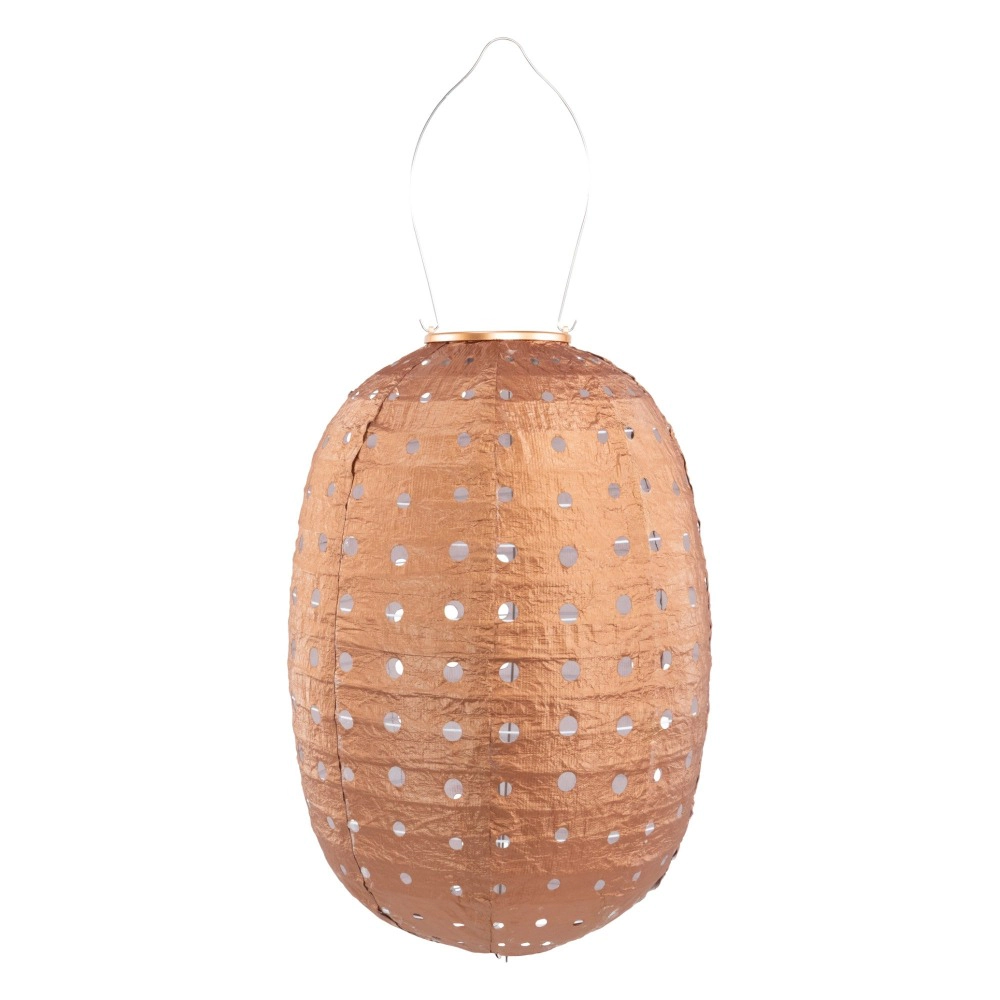 Allsop Home & Garden Soji Stella Barrel Swiss Dot 14 Solar Lantern