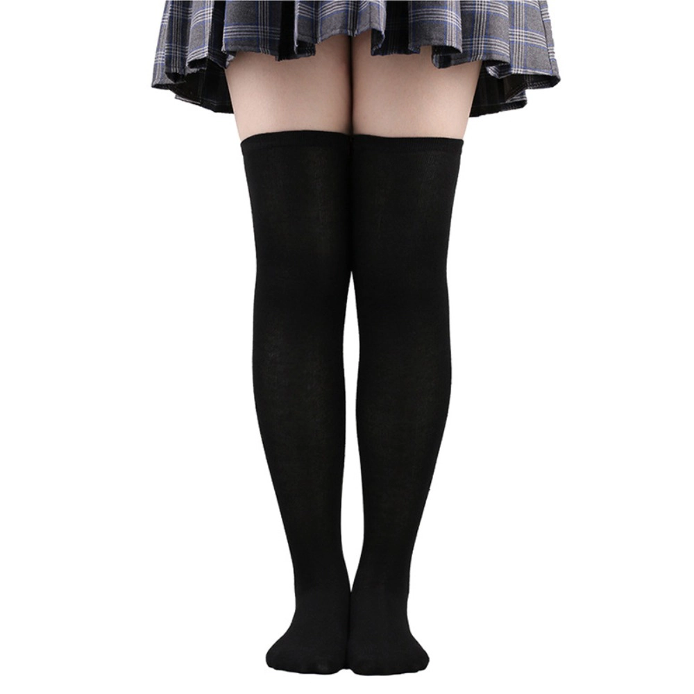 Wardrobe Whimsy Women's Cotton Extra Long Thigh High Boot Socks Over Knee Stockings