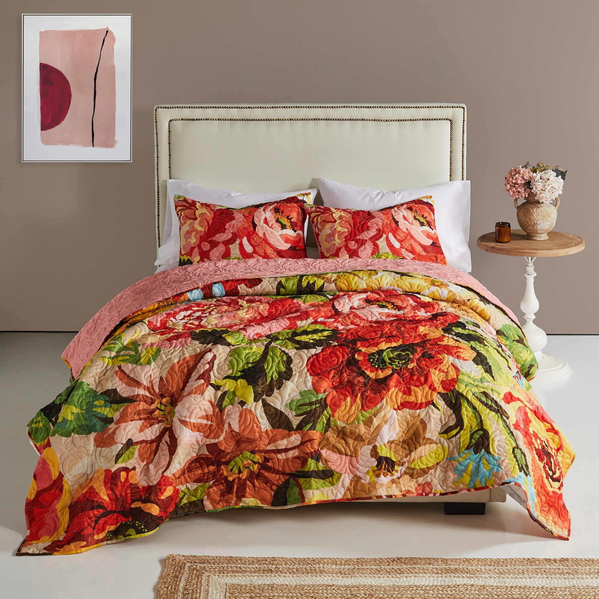 Greenland Home Senna Modern Boho Quilt Set 3 Piece