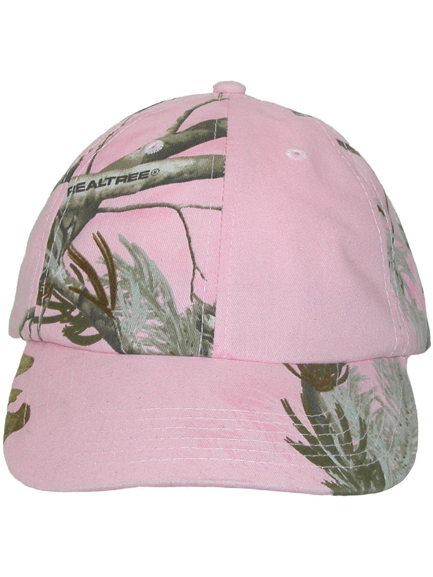 CTM Women's Kati Treestand Pink Camo Baseball Hat