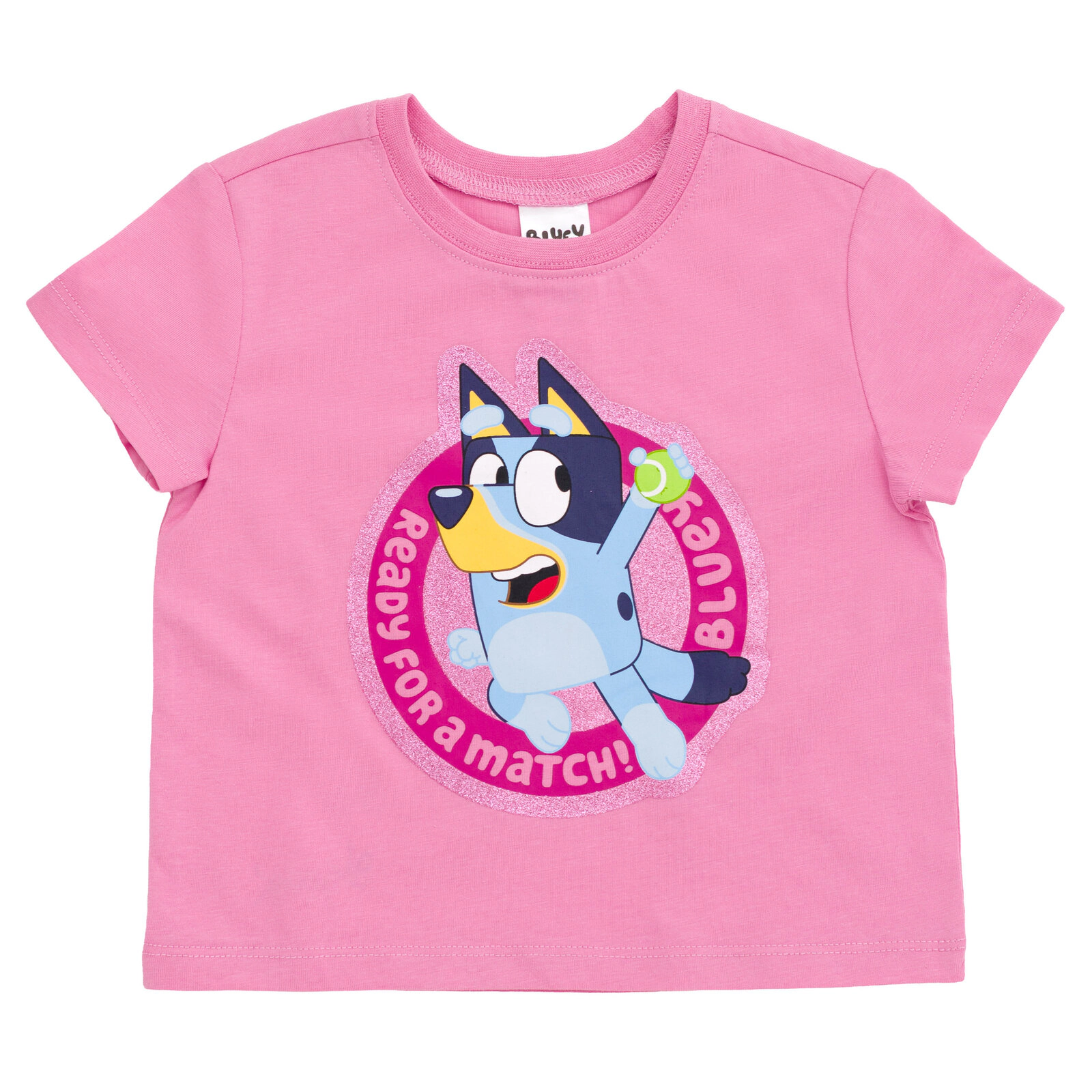 Bluey Girls' Athletic 2-Piece T-Shirt and Shorts Set