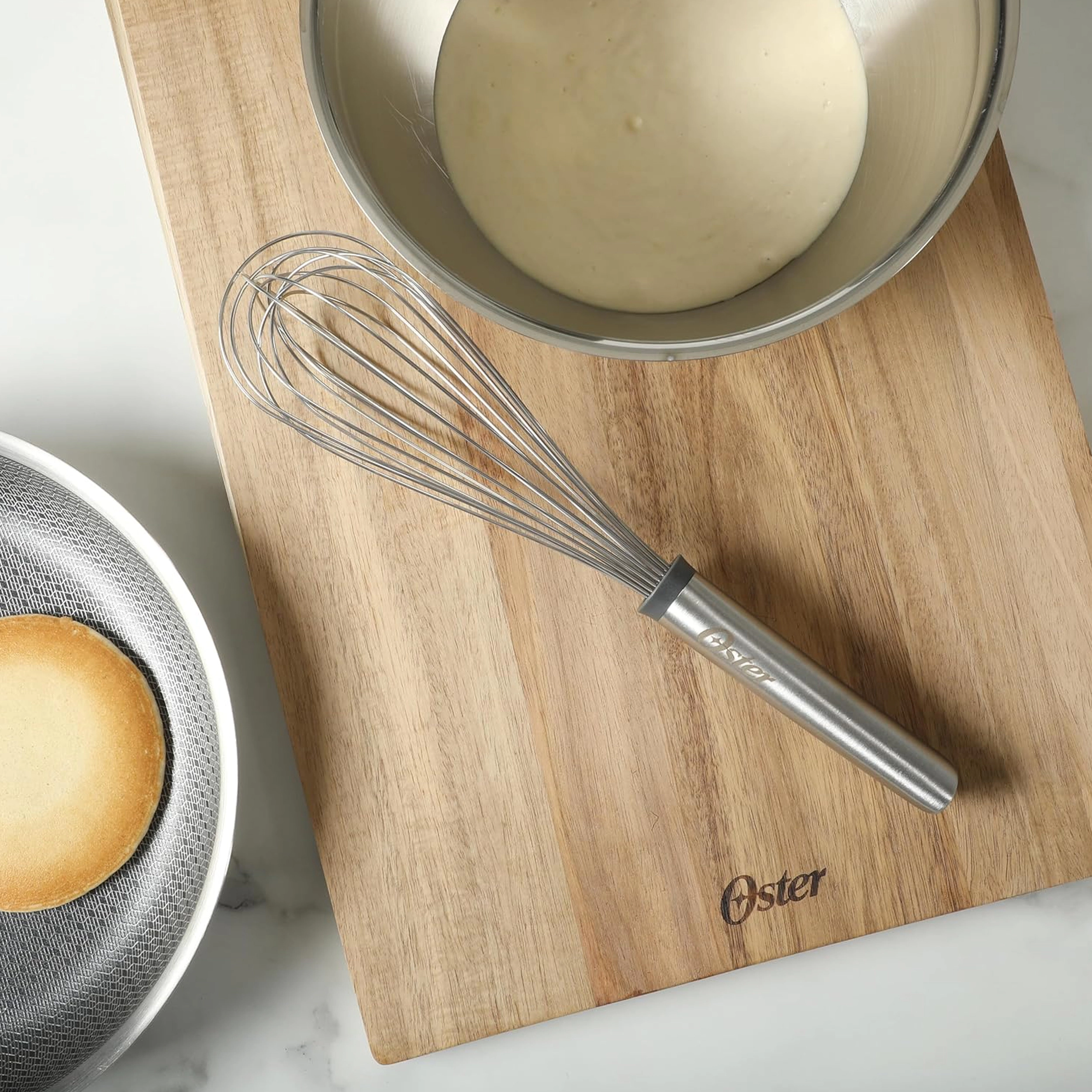 Oster Chadswyck 12.4 Inch Stainless Steel Whisk in Silver