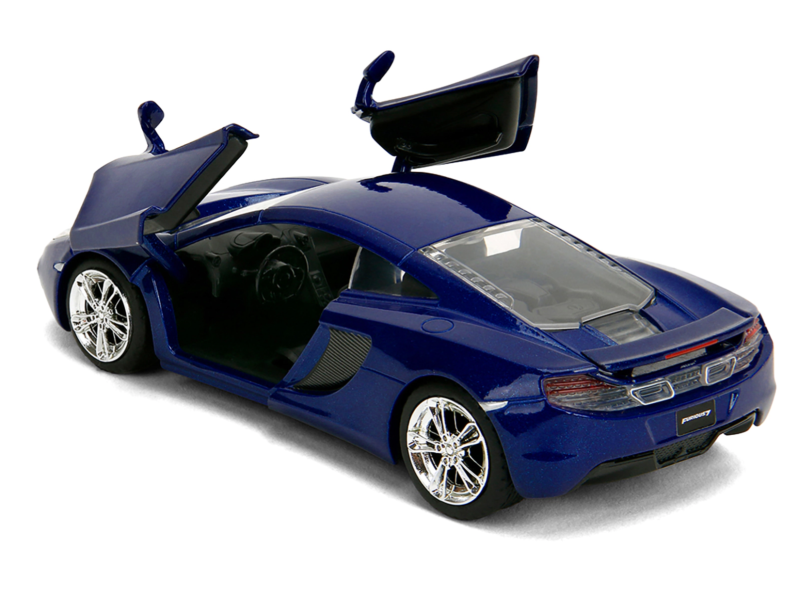 Jada McLaren MP4.12C Blue Metallic "Furious 7" (2015) Movie "Fast & Furious" Series 1/32 Diecast Model Car by Jada