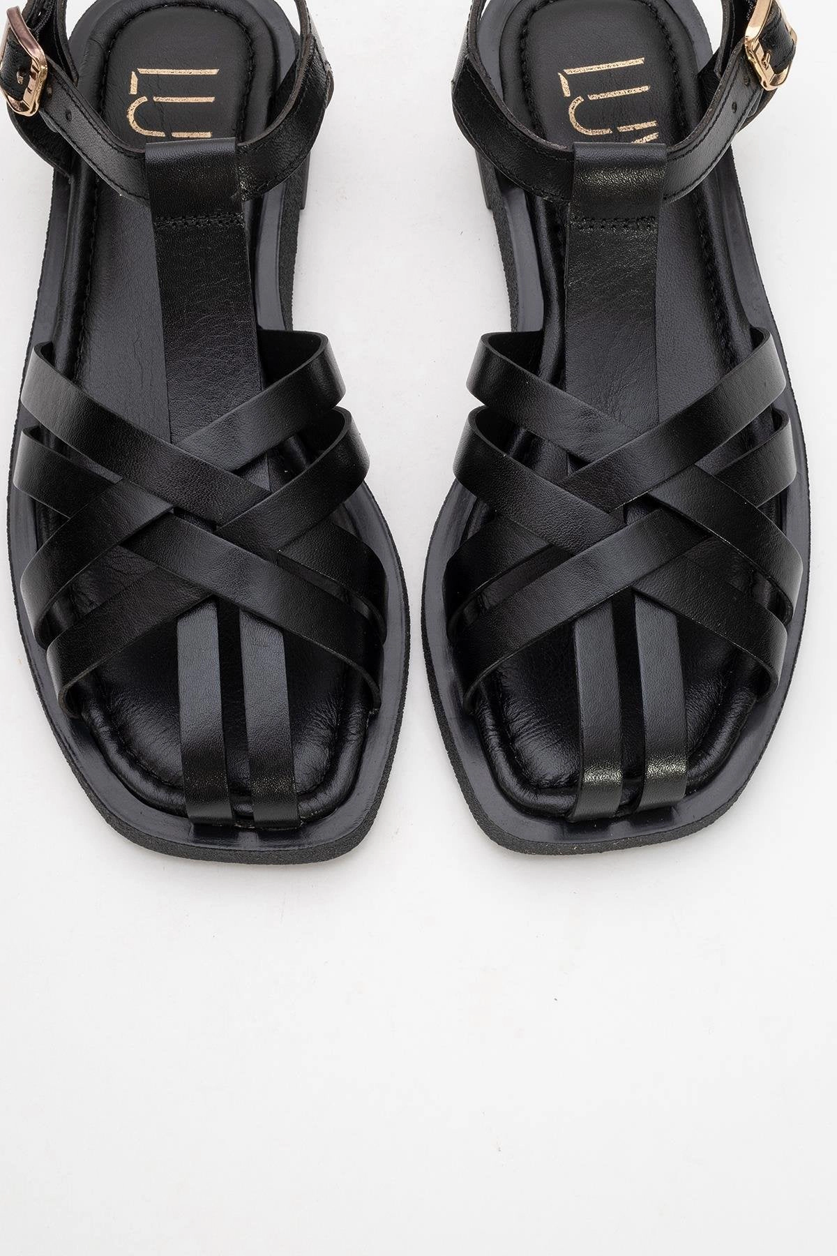 Forever & Always Womens Andres Leather Sandals