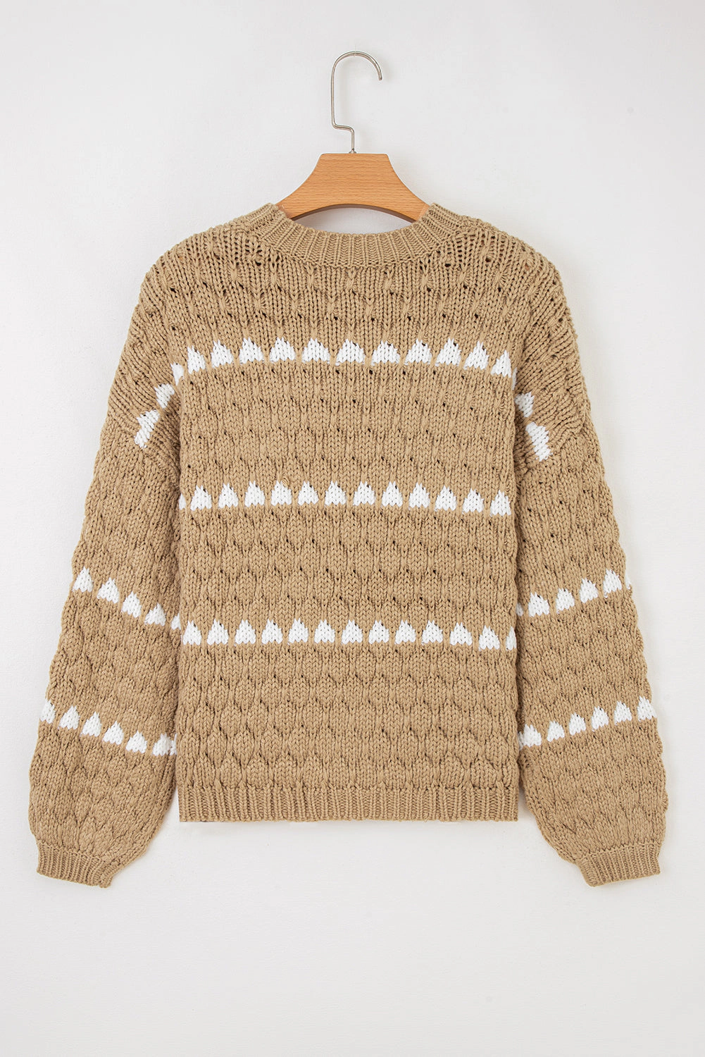 Threaded Pear Women's Avery Puff Sleeve Baggy Sweater