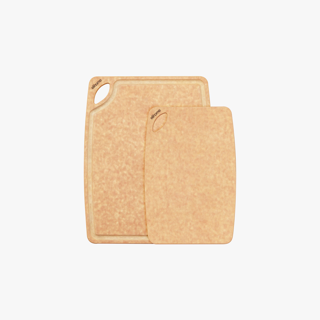 Elihome Classic Series 2-Piece Reversible Cutting Board Set S+M
