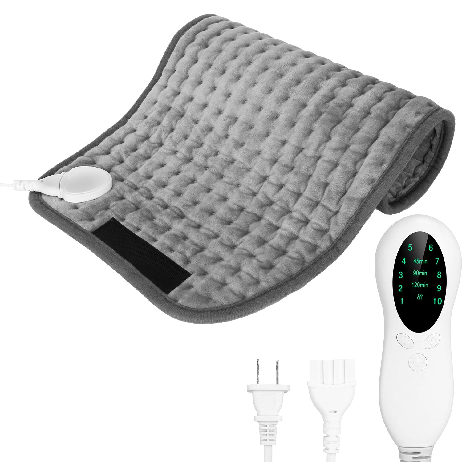 GBruno Soft Cotton Electric Heating Pad With Timer