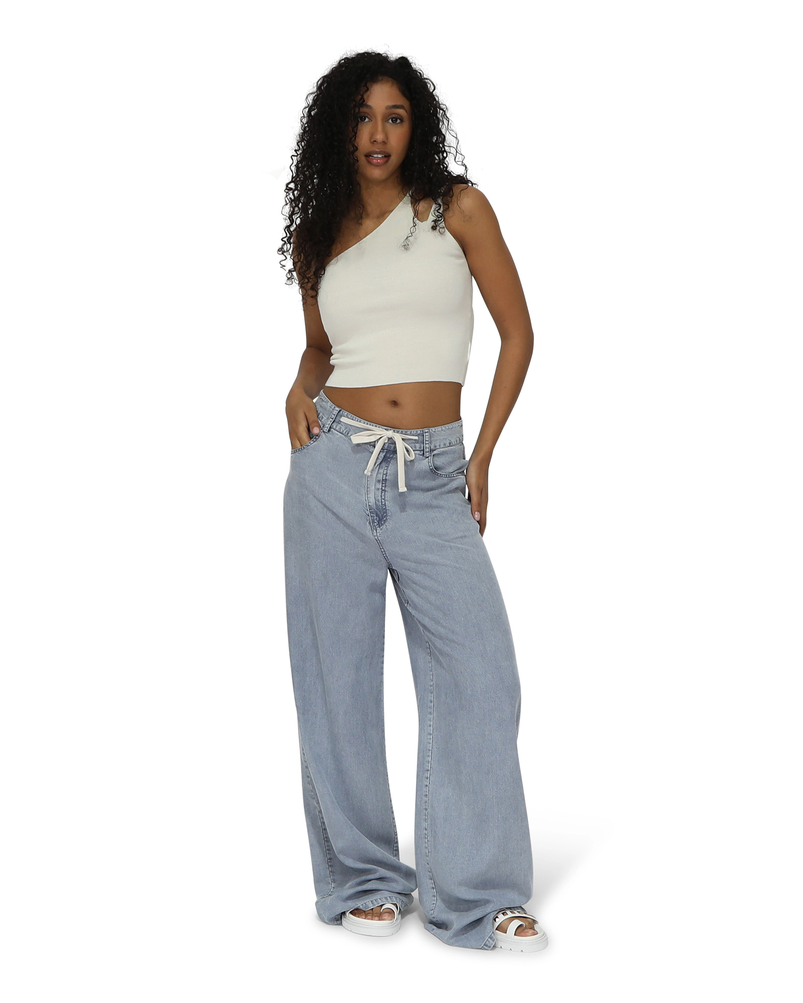 Belle & Bloom Womens Set On You Wide Leg Pant
