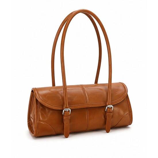 Alilang Women's Vintage Oil-Wax Finish East-West Shoulder Bag