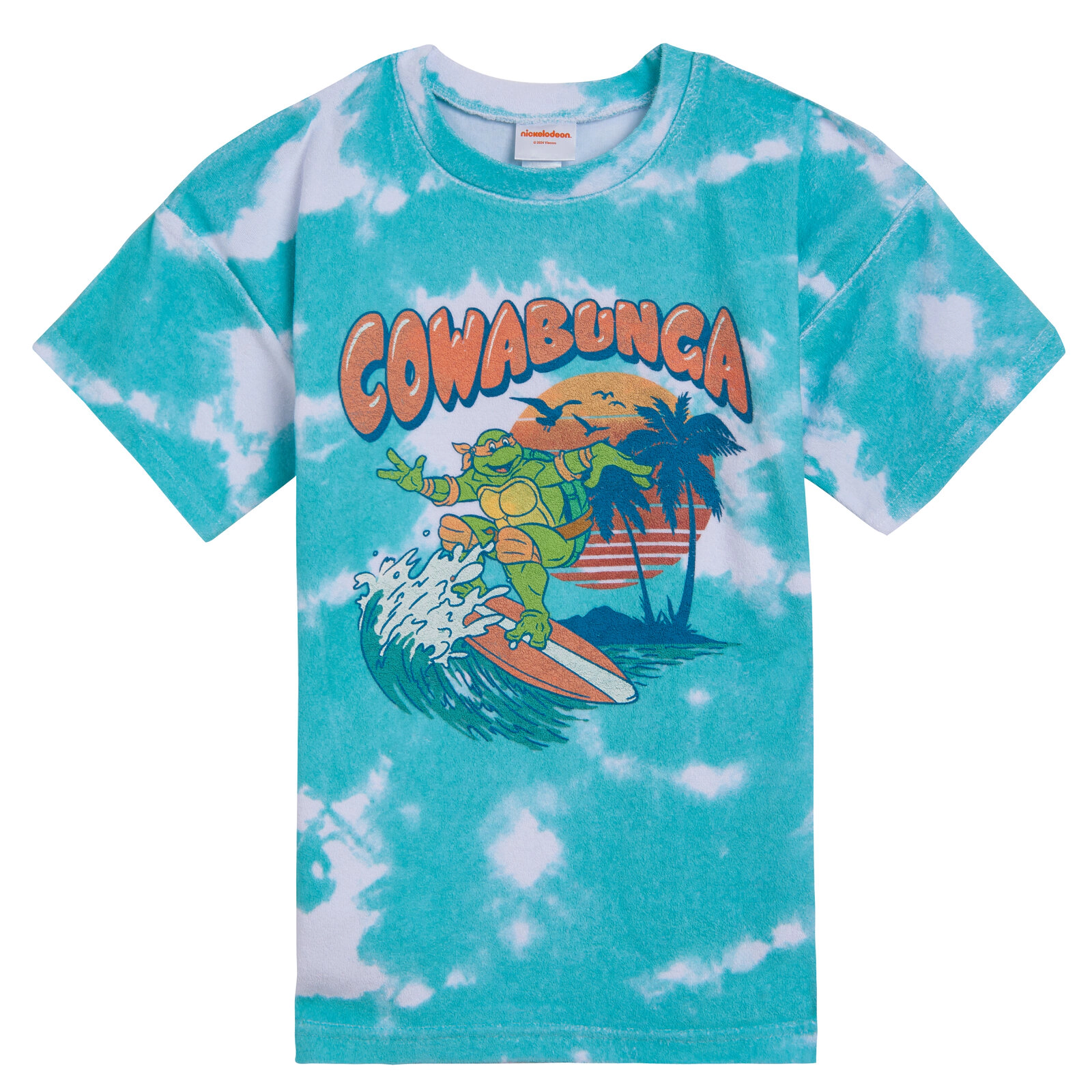 Teenage Mutant Ninja Turtles Michelangelo Boys' T-Shirt and Shorts Set with Hat