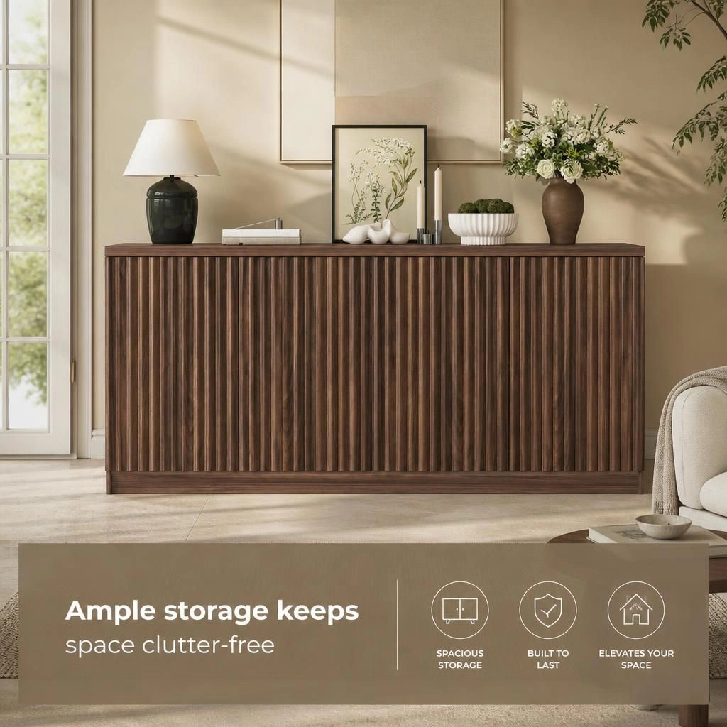 GOODSILO Functional Storage Sideboard Buffet Console